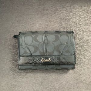 Small Black Coach Wallet